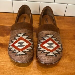 Born Bailie Wool and Leather Southwest Clog Women’s 9.5